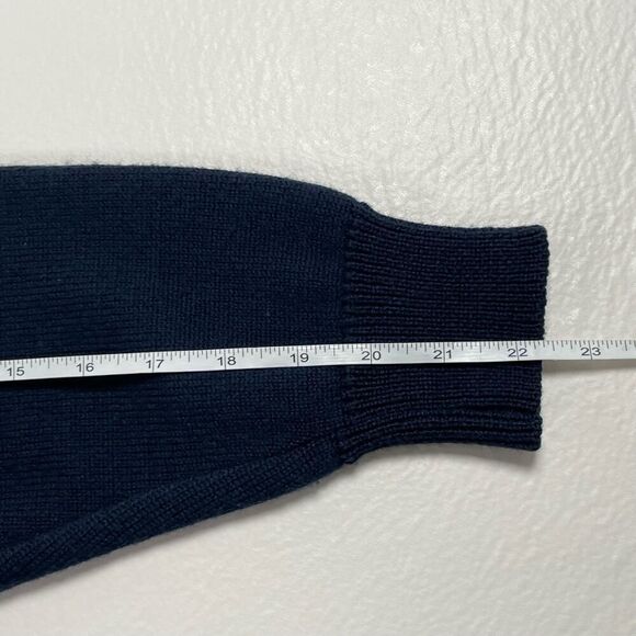 VTG Pendleton Country Traditionals Mens Large Blue Long Sleeve Wool Sweater - Picture 7 of 9